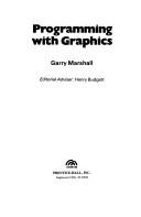 Programming with graphics