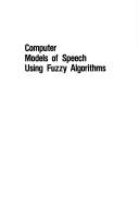 Computer models of speech using fuzzy algorithms