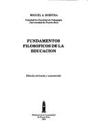 Fundamentos filosóficos de la educación