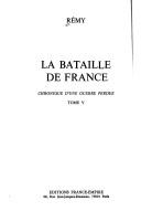 La bataille de France by Rémy cover