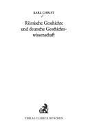 Römische Geschichte und deutsche Geschichtswissenschaft by Karl Christ cover