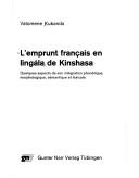 L' emprunt français en lingála de Kinshasa by Vatomene Kukanda cover