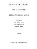 Elisabeth, der Deutsche Orden und ihre Kirche by Udo Arnold, Heinz Liebing cover