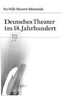 Deutsches Theater im 18. Jahrhundert by Sybille Maurer-Schmoock cover