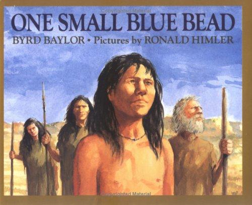 One small blue bead