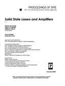 Solid State Lasers and Amplifiers by Alphan Sennaroglu, Clifford Pollock cover