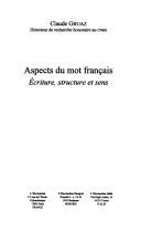 Aspects du mot français