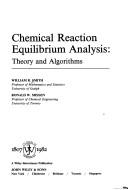 Chemical reaction equilibrium analysis