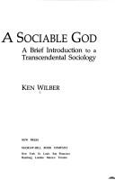 A sociable God by Ken Wilber cover