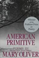 American primitive: Poems