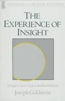 The experience of insight