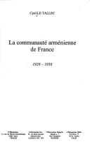 La communauté arménienne de France by Cyril Le Tallec cover