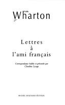 Lettres à l'ami français by Edith Wharton cover