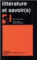 Littérature et savoir(s) by Laurent van Eynde cover