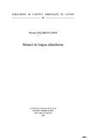 Manuel de langue akkadienne