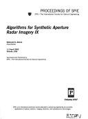 Algorithms for Synthetic Aperture Radar Imagery IX