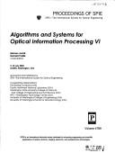 Algorithms and systems for optical information processing VI