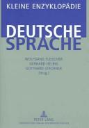 Kleine Enzyklopädie, deutsche Sprache by Fleischer, Wolfgang, Gerhard Helbig, Gotthard Lerchner cover