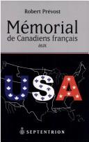 Mémorial de Canadiens français aux USA by Robert Prévost cover
