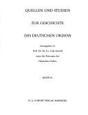 Der Deutsche Orden in Frankfurt by Jörg Seiler cover