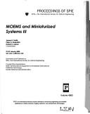 MOEMS and miniaturized systems III