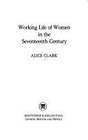 Working life of women in the seventeenth century