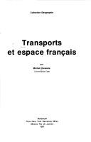 Transports et espace français by Michel Chesnais cover
