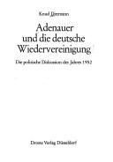 Adenauer und die deutsche Wiedervereinigung by Knud Dittmann cover
