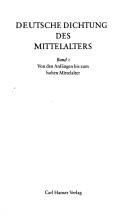 Deutsche Dichtung des Mittelalters by  cover