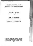 Akmeizm, geneza i program
