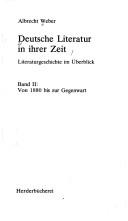 Deutsche Literatur in ihrer Zeit by Weber, Albrecht cover
