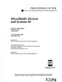 Microfluidic devices and systems III