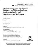 Epilayers and heterostructures in optoelectronics and semiconductor technology