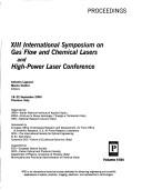XIII International Symposium on Gas Flow and Chemical Lasers