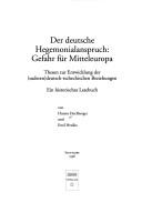 Der deutsche Hegemonialanspruch by Hunno Hochberger cover