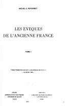 Les Évêques de l'ancienne France by Michel Peronnet cover