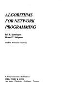 Algorithms for network programming