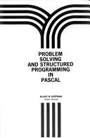 Problem Solving & Structured Programming in Pascal