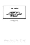 Managing a programming project