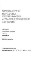 Optimality in nonlinear programming