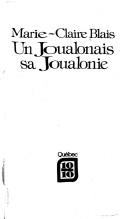 Un joualonais sa joualonie by Marie-Claire Blais cover