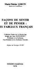 Façons de sentir et de penser