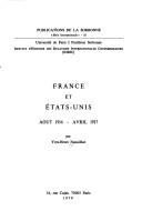 France et Etats-Unis by Yves Henri Nouailhat cover