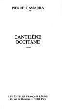 Cantilène occitane by Pierre Gamarra cover