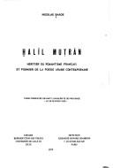 Halīl Muṭrān, héritier du romantisme français et pionnier de la poésie arabe contemporaine
