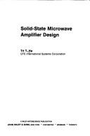 Solid-state microwave amplifier design