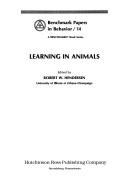 Learning in animals by Robert W. Hendersen cover