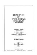 Principles of engineering economy