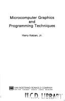 Microcomputer graphics and programming techniques