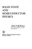 Solid state and semiconductor physics